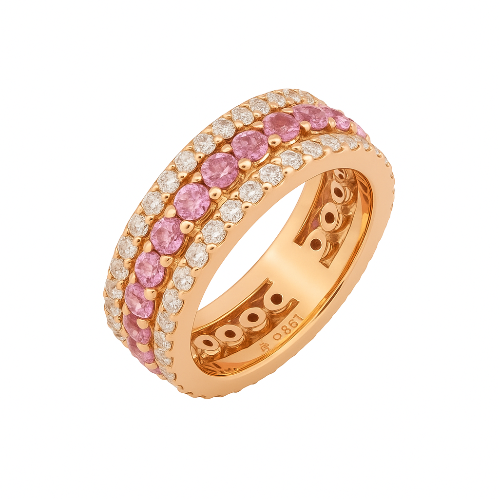 カスタム・フルエタニティリングトロワ